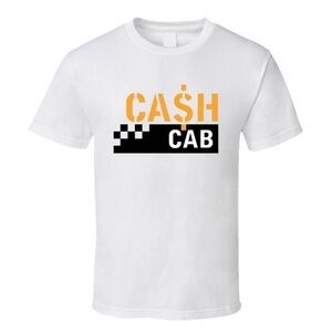 Cash Cab T-shirt 2XL White Contestant Giveaway Promo Brand New Sealed USA KNIT